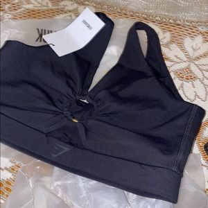 Gymshark X Whitney Simmons black sports bra S